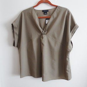 Club Monaco Taupe Oversized Top S